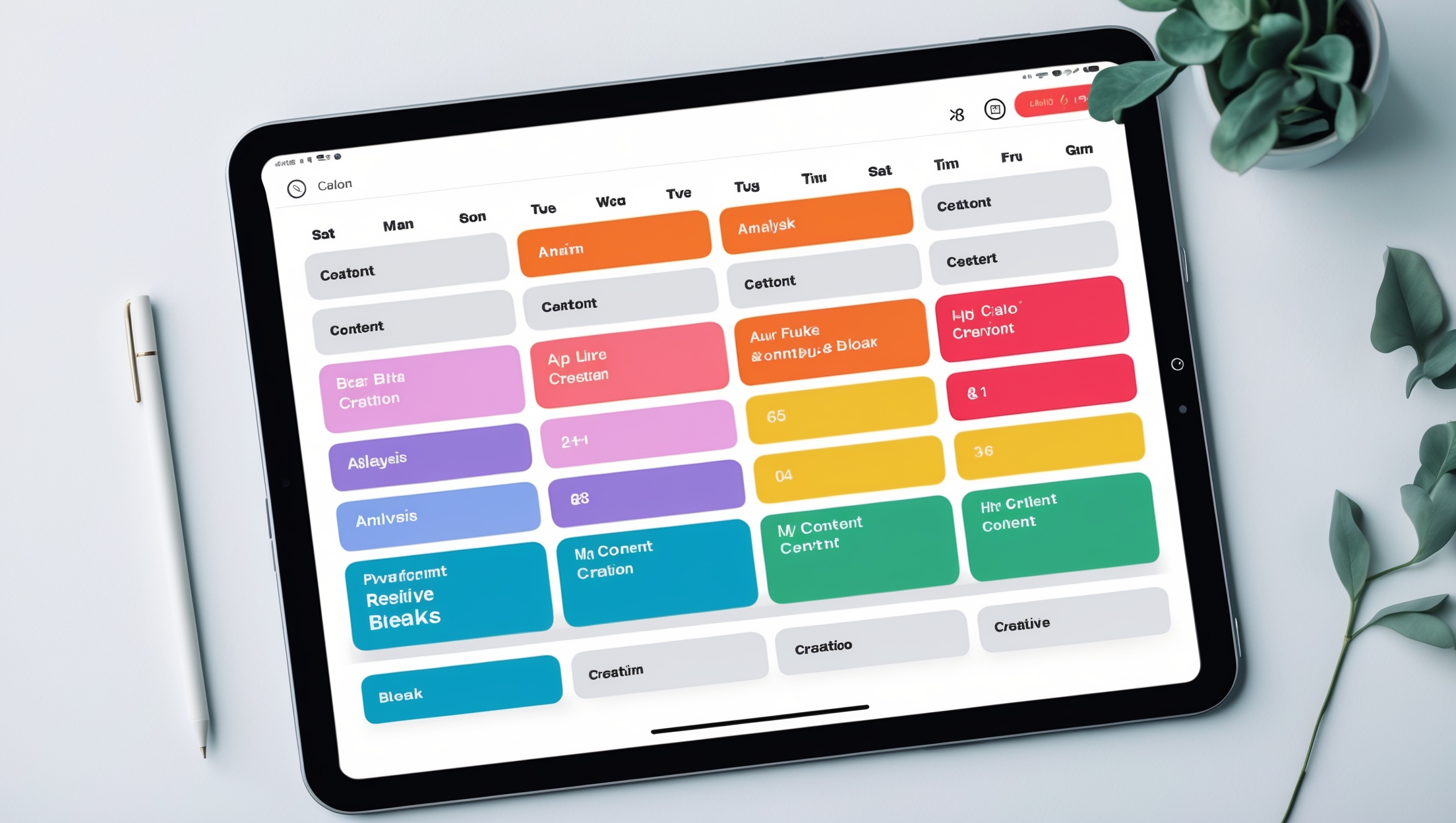 Zeitmanagement - der Digital Planer - mit KI erstellt