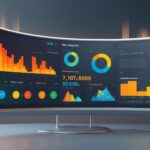 Affiliate Strategien - Ein Bildschirm zeigt, wie sich diese Affiliate Strategien entwicklen - mit kI erstellt
