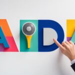 AIDA Prinzip - Ein Bild zeigt die Buchstaben an - mit KI erstellt